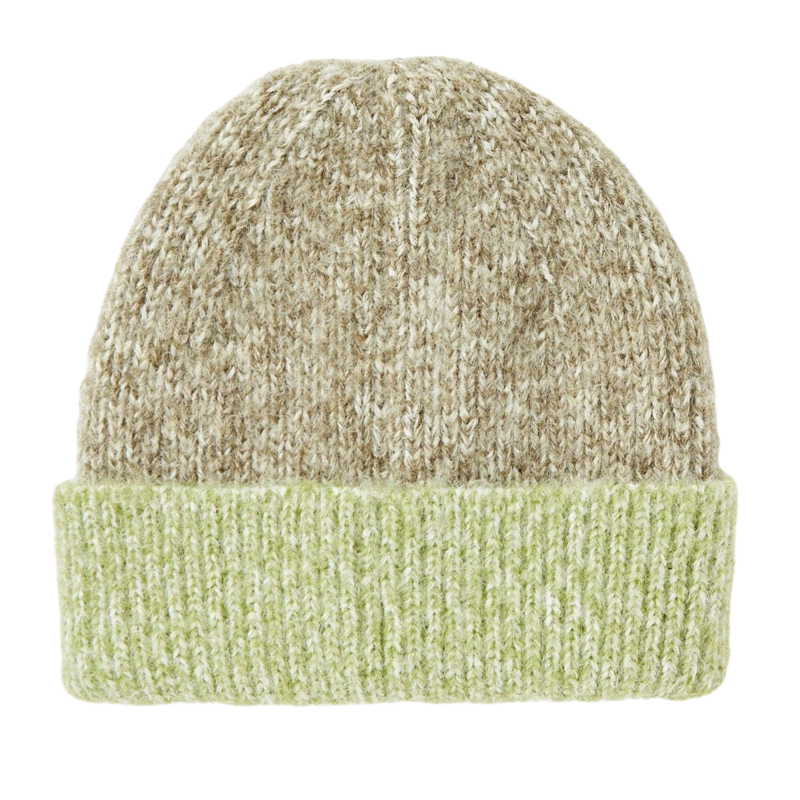 Joules Kids' Wanderer Knitted Beanie Hat - Green-1