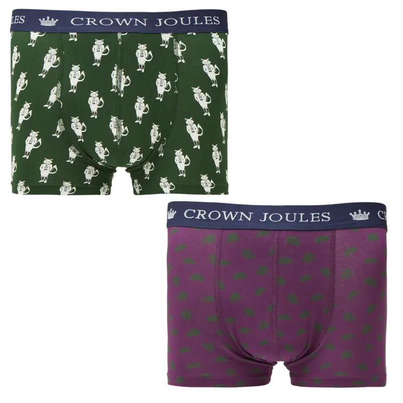 Joules Men's Crown Joules Jersey Underwear - Fox Hat
