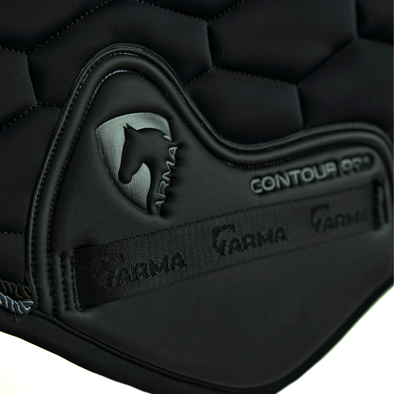 Shires Arma Eltar Jump Saddlecloth - Black-2