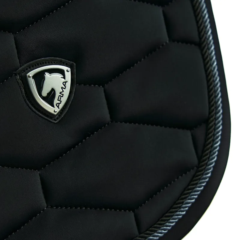 Shires Arma Eltar Jump Saddlecloth - Black-1