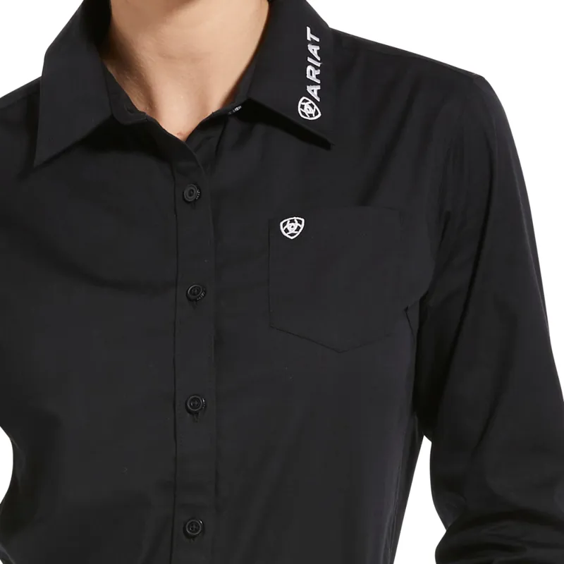 Ariat Women's Team Kirby Stretch Western Shirt - Black-2