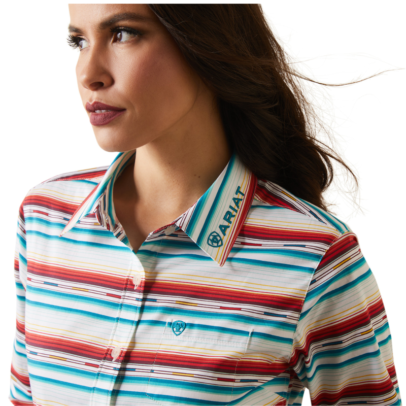 Ariat Women's Team Kirby Stretch Western Shirt - Rosa Serape-4