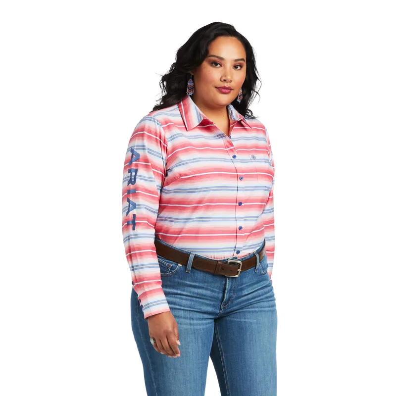 Ariat Women's Team Kirby Stretch Western Shirt - Sunrise Serape Print
