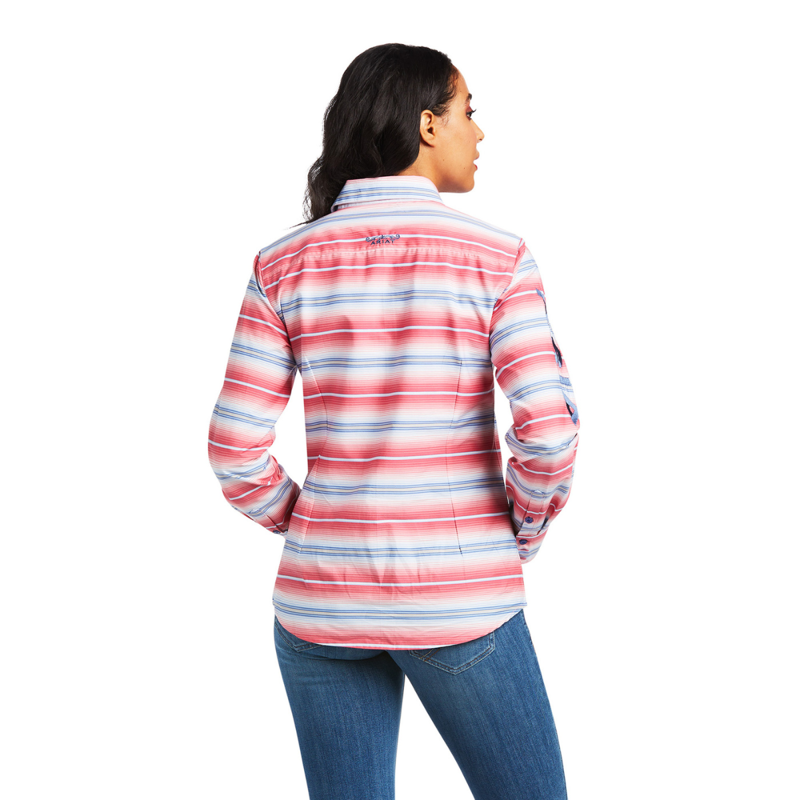 Ariat Women's Team Kirby Stretch Western Shirt - Sunrise Serape Print-3