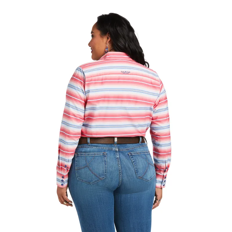 Ariat Women's Team Kirby Stretch Western Shirt - Sunrise Serape Print-1