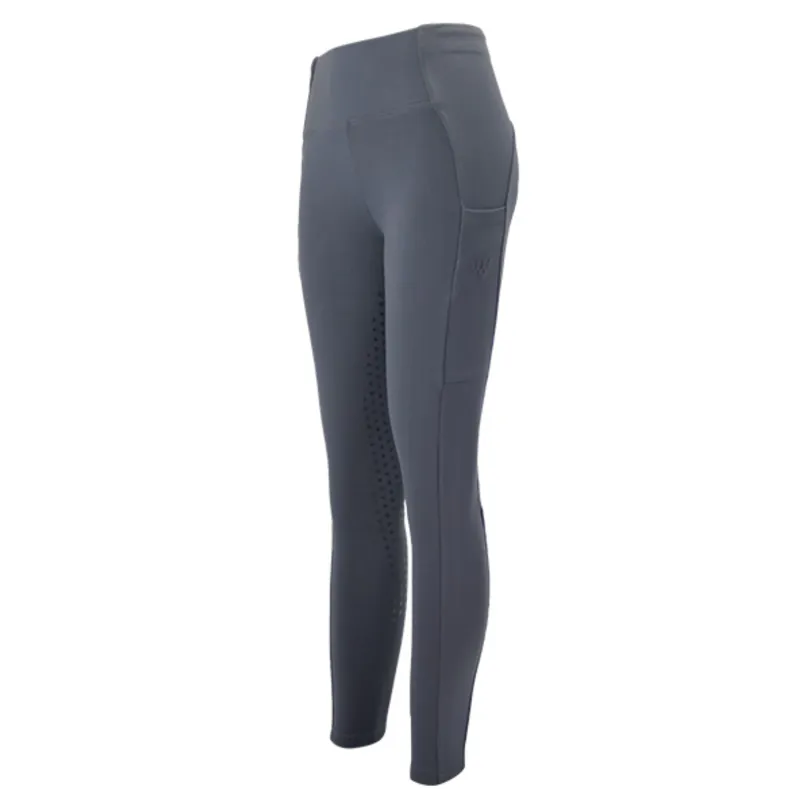 Woof Wear Full Seat Winter Riding Tights - Slate