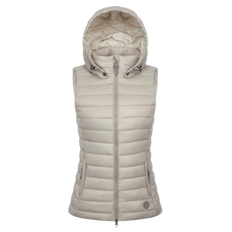 LeMieux Ladies Tilly Hooded Puffer Gilet - Ash