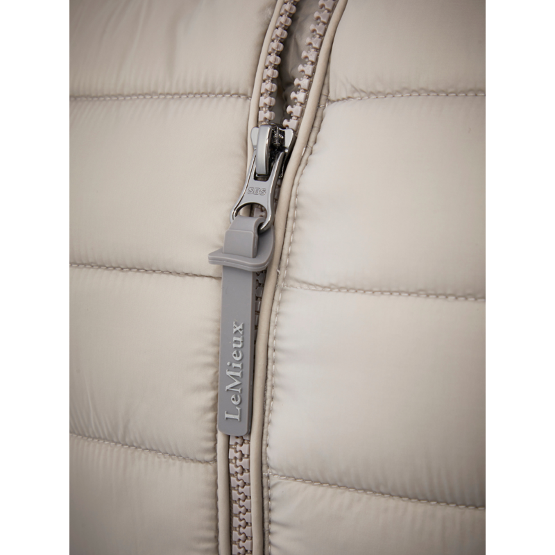 LeMieux Ladies Tilly Hooded Puffer Gilet - Ash-6