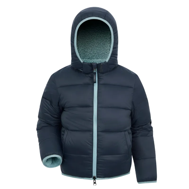 LeMieux Mini Megan Reversible Puffer Coat - Navy