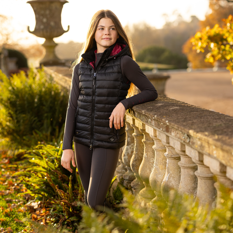 LeMieux Young Rider Milly Puffer Gilet - Black-7