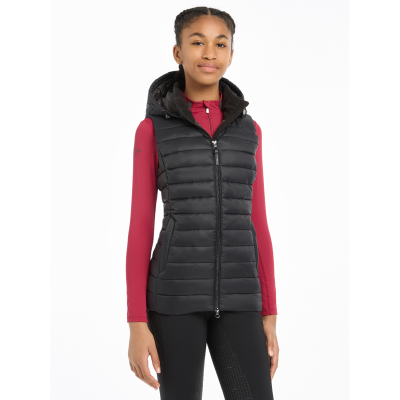 LeMieux Young Rider Milly Puffer Gilet - Black-3