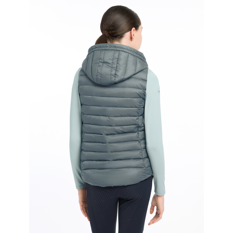 LeMieux Young Rider Milly Puffer Gilet - Petrol-4