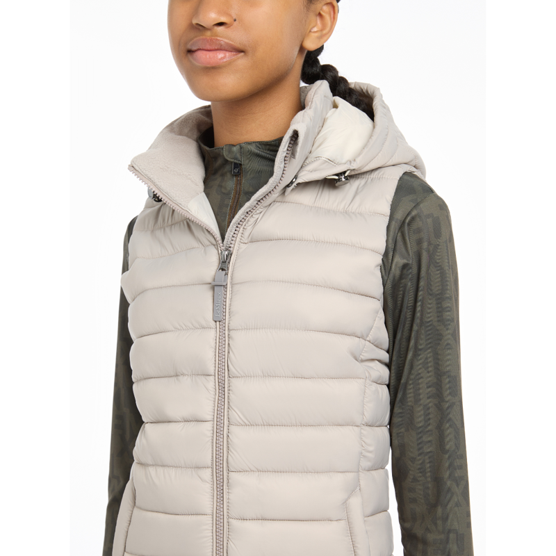 LeMieux Young Rider Milly Puffer Gilet - Ash-5
