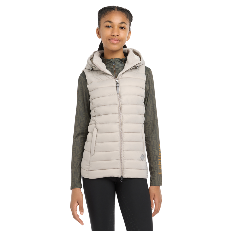 LeMieux Young Rider Milly Puffer Gilet - Ash-3