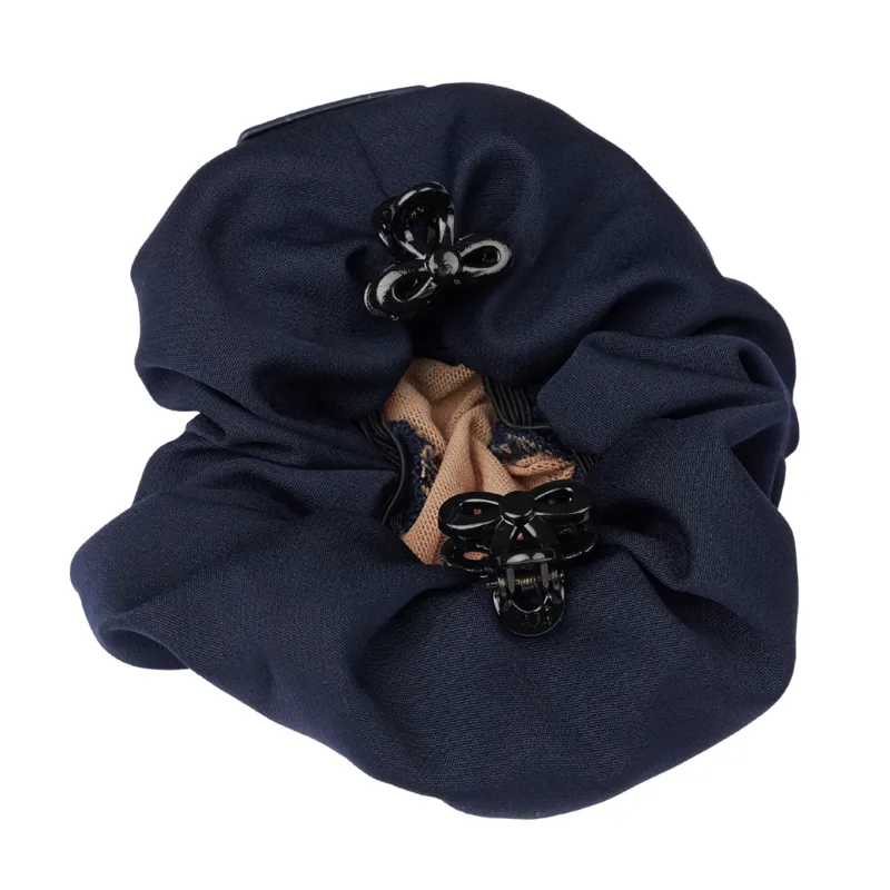 LeMieux Scrunchie with Crystal Hair Net - Navy/Blonde-1