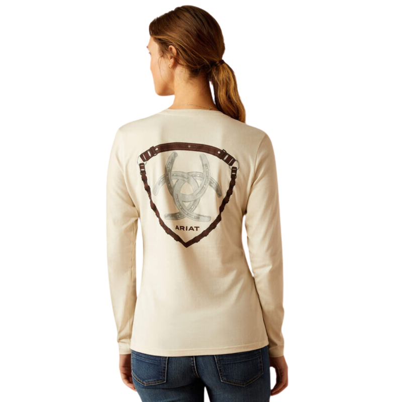 Ariat Women's Rein Seal T-Shirt - Natural-1