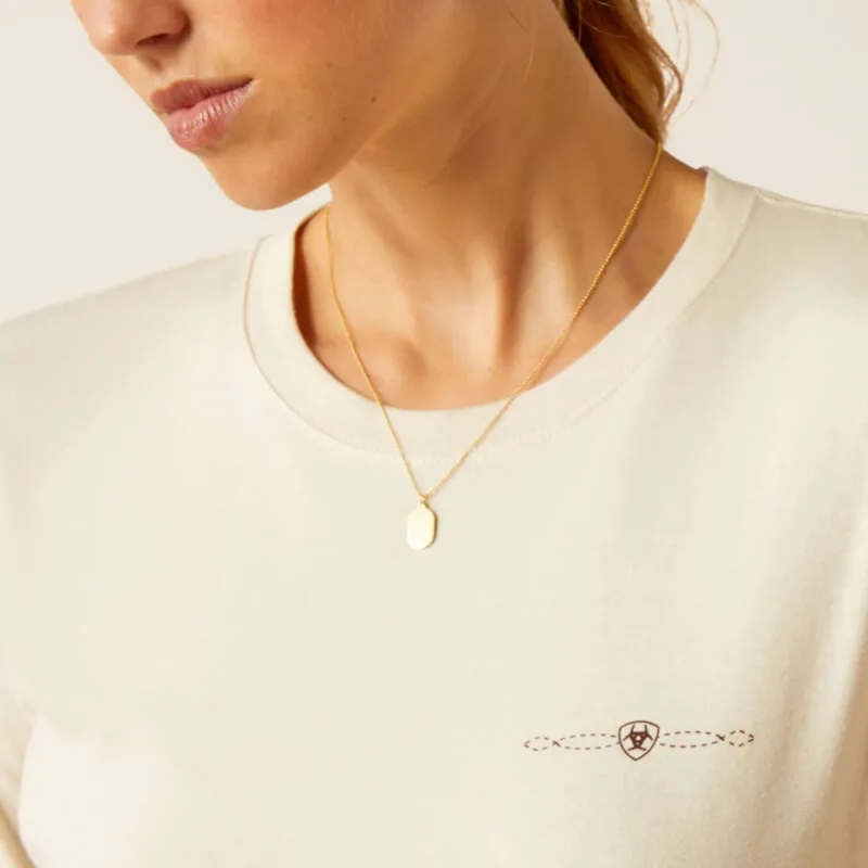 Ariat Women's Rein Seal T-Shirt - Natural-2