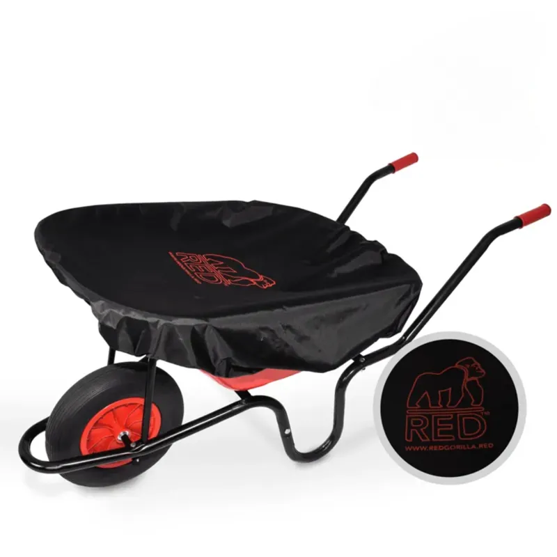 Red Gorilla Wheelbarrow Cover - Black