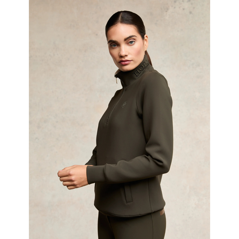 Holland Cooper Training Henley - Dark Olive-2