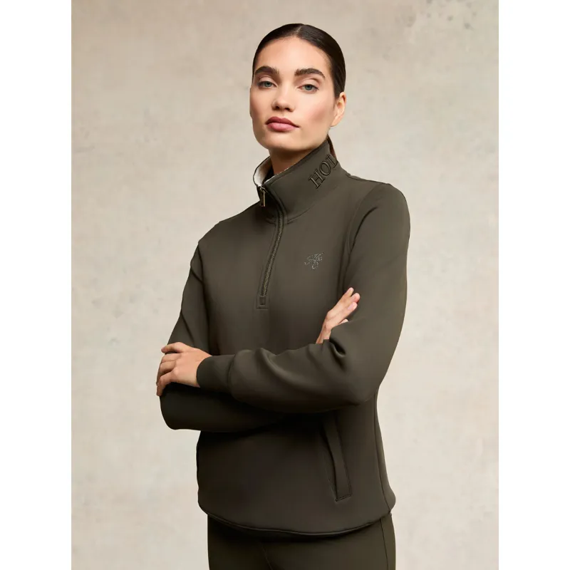 Holland Cooper Training Henley - Dark Olive-1