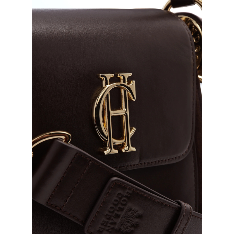 Holland Cooper Chelsea Saddle Bag - Chocolate-4