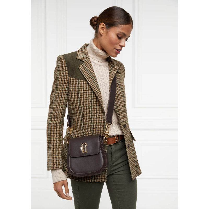 Holland Cooper Chelsea Saddle Bag - Chocolate-8