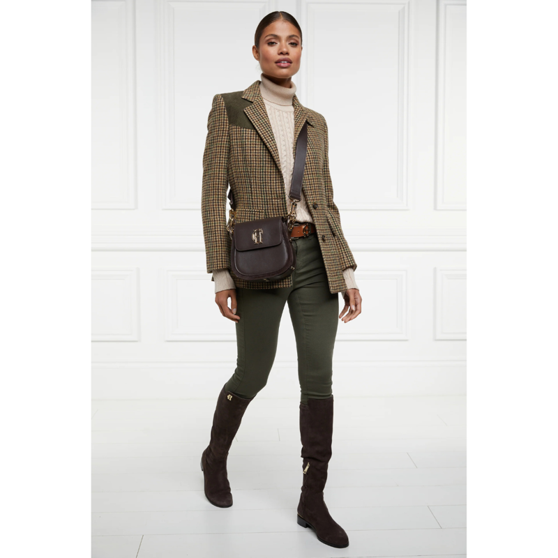 Holland Cooper Chelsea Saddle Bag - Chocolate-10