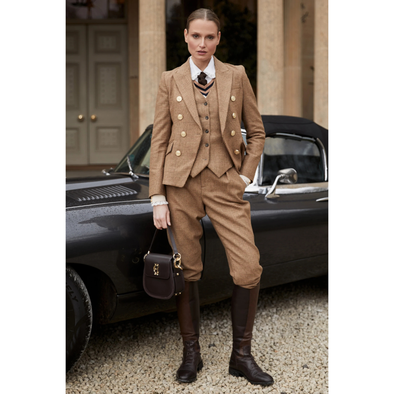 Holland Cooper Chelsea Saddle Bag - Chocolate-9