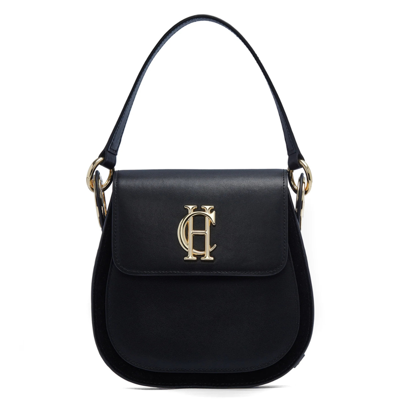 Holland Cooper Chelsea Saddle Bag - Soft Black-3