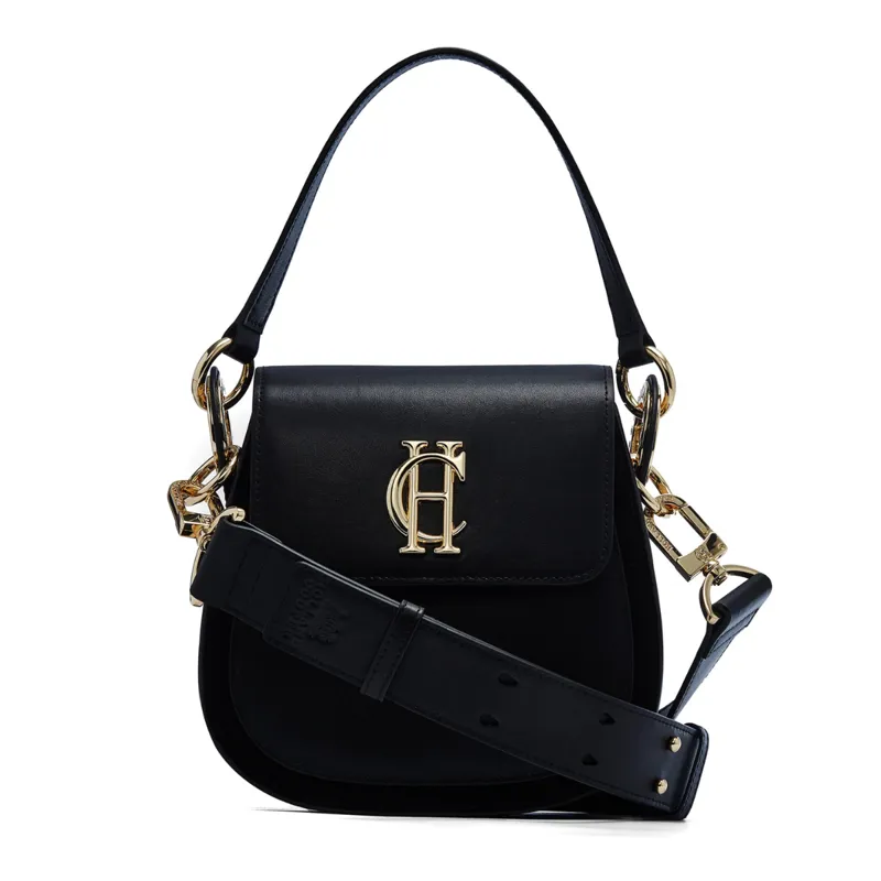 Holland Cooper Chelsea Saddle Bag - Soft Black