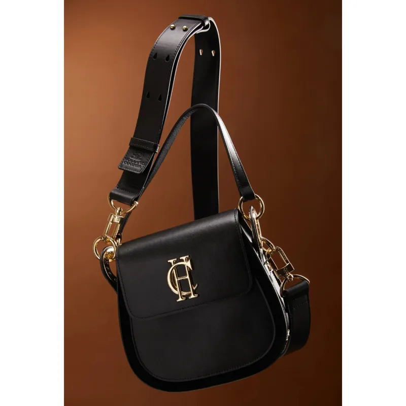 Holland Cooper Chelsea Saddle Bag - Soft Black-5