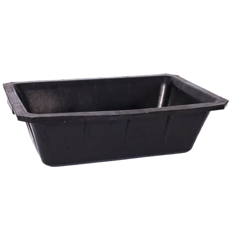 Red Gorilla Tyre Rubber Mini Trough - Black