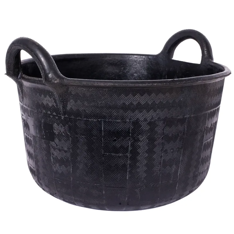 Red Gorilla Tyre Rubber Large Basket - 30L - Black