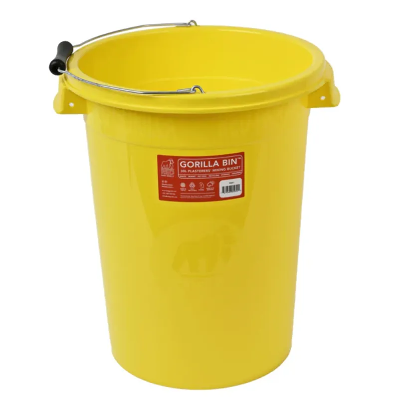 Red Gorilla 30L Mixing Bucket With Handle - Yellow