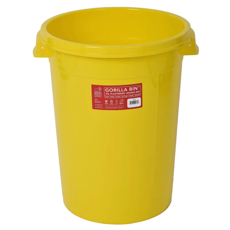 Red Gorilla 50L Mixing Bin - Yellow