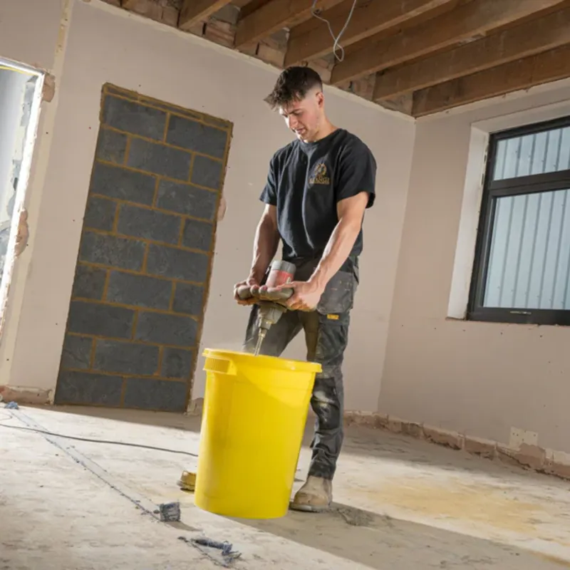 Red Gorilla 50L Mixing Bin - Yellow-1