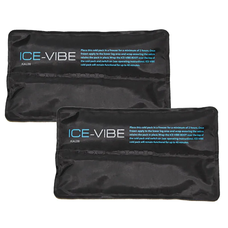 Horseware Ice-Vibe Cold Packs - Hock - Black/Aqua