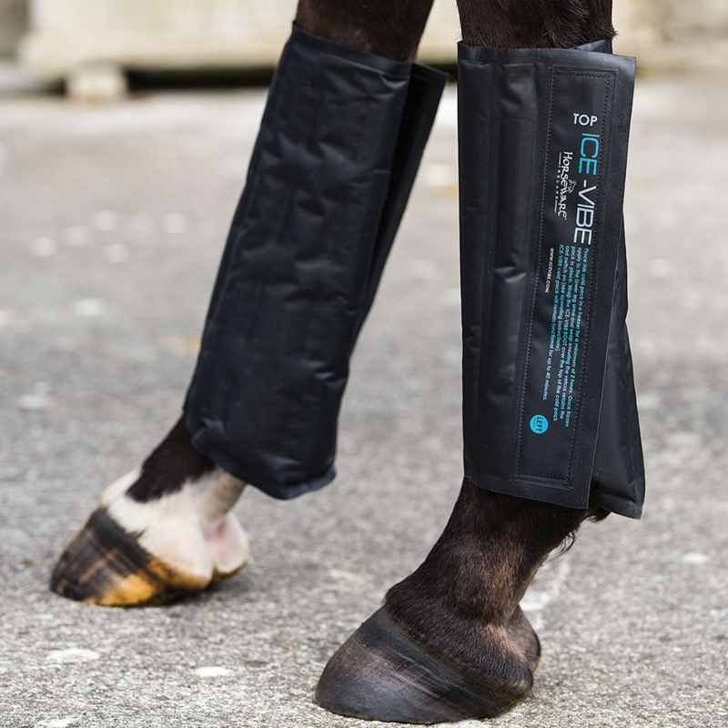 Horseware Ice-Vibe Cold Packs - Leg - Black