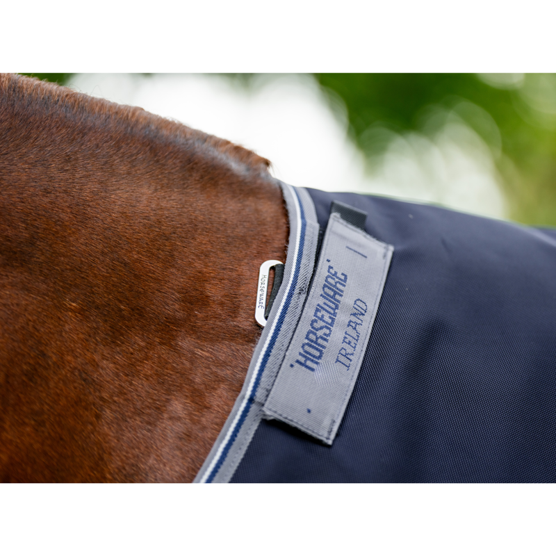 Horseware Rambo Supreme 1680D Vari-Layer 250g Turnout - Navy/Thunderstorm Grey/Silver-6