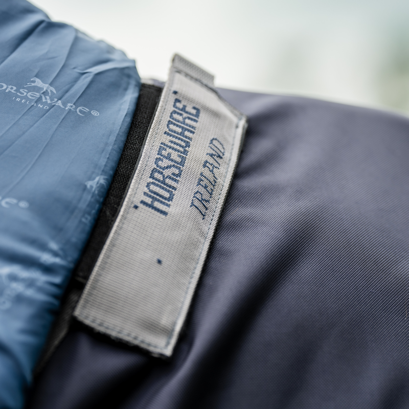 Horseware Rambo Optimo Plus Turnout Bundle 0g Outer + 400g Liner - Navy/Thunderstorm Grey/Silver-6