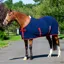 Equi-sential Fleece Cooler Rug - Navy/Red