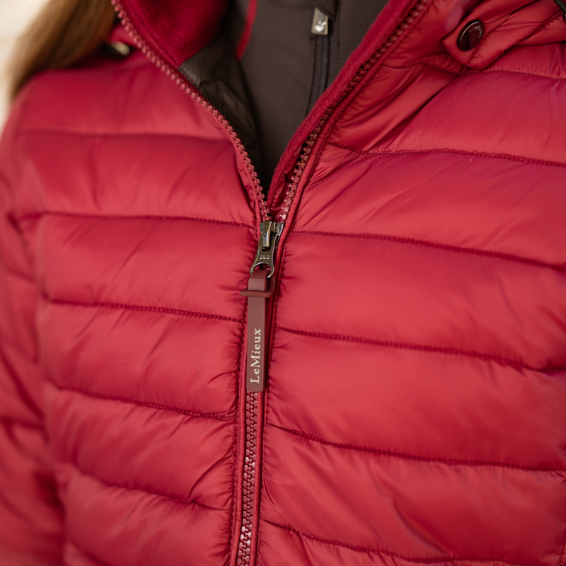 LeMieux Young Rider Milly Puffer Jacket - Ember-7