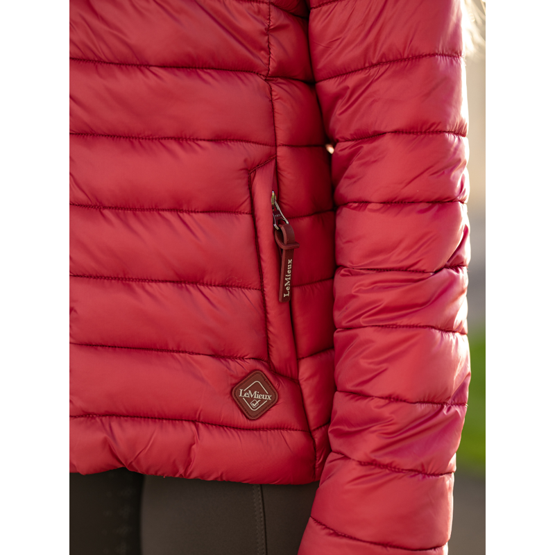 LeMieux Young Rider Milly Puffer Jacket - Ember-6