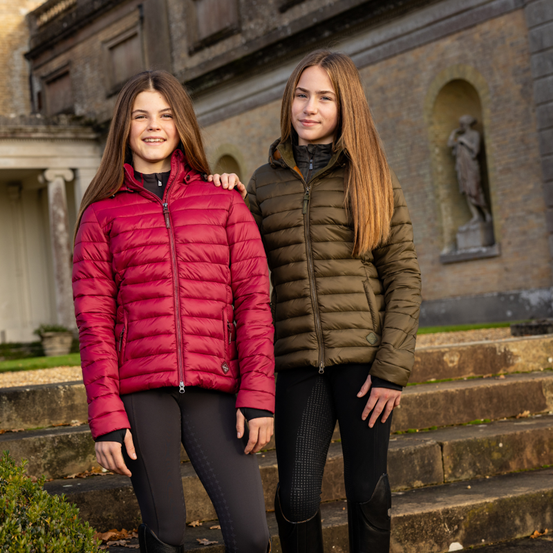 LeMieux Young Rider Milly Puffer Jacket - Ember-5