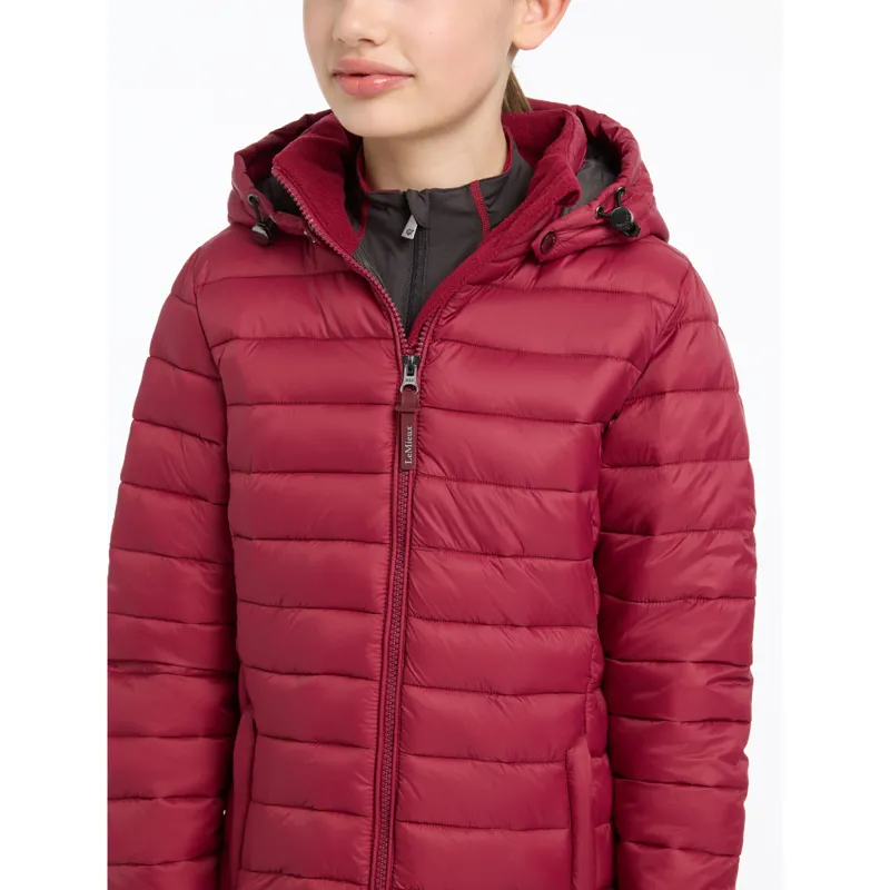 LeMieux Young Rider Milly Puffer Jacket - Ember-3