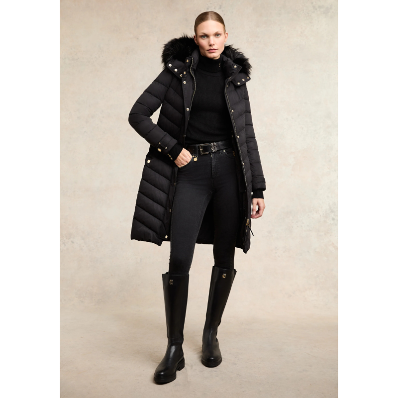 Holland Cooper Chamonix Coat - Black-3
