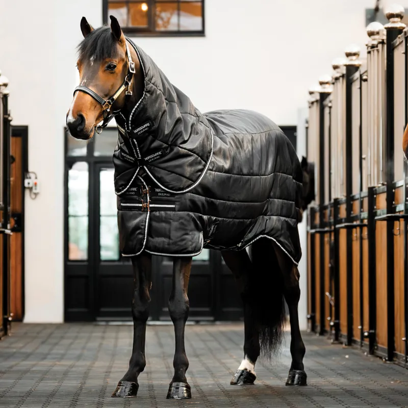 Horseware Easy-Layer 200g Medium Stable Plus Rug - Black/Black Silver