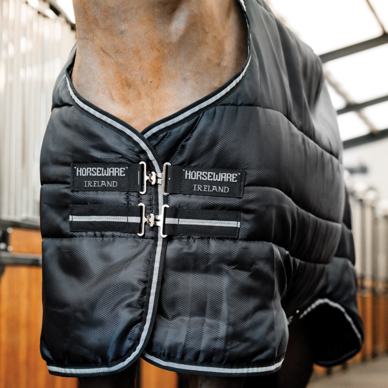 Horseware Easy-Layer 200g Medium Stable Plus Rug - Black/Black Silver-1