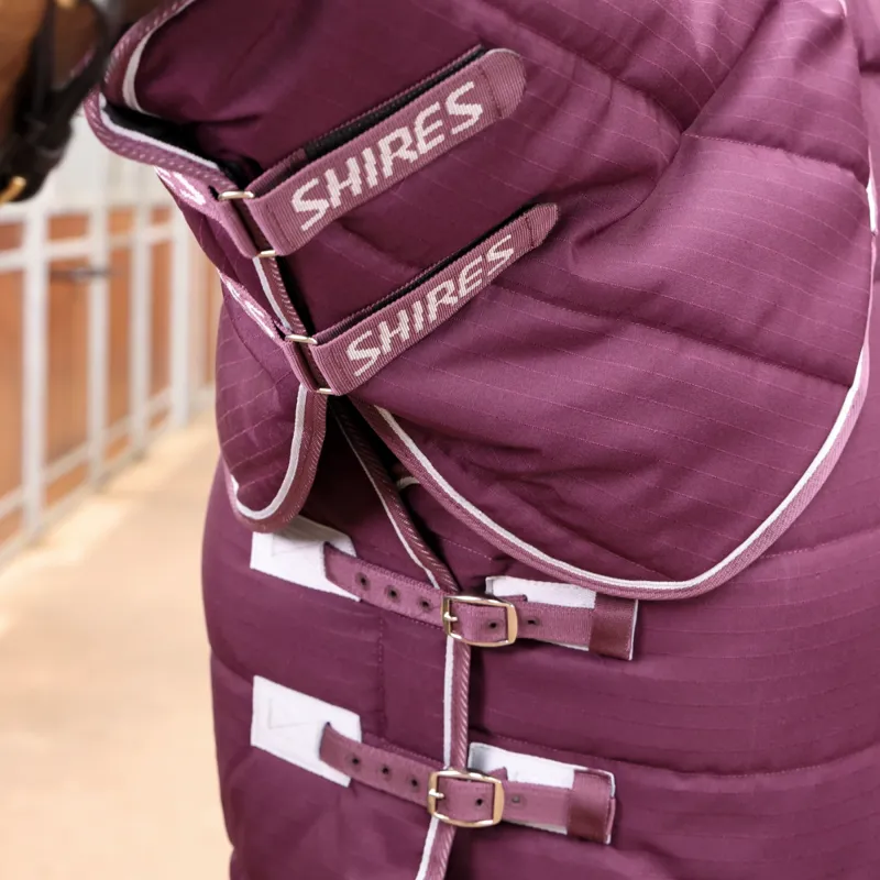 Shires Tempest Original 300 Combo Stable Rug - Burgundy-3