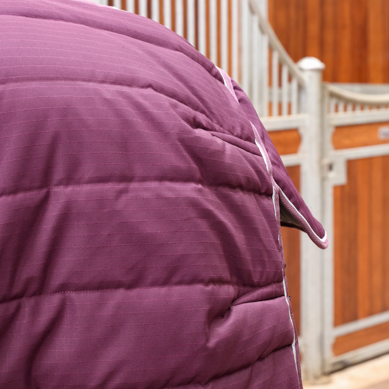 Shires Tempest Original 300 Combo Stable Rug - Burgundy-5